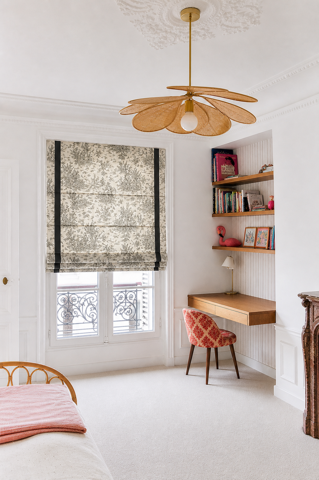 Toile de jouy negro
