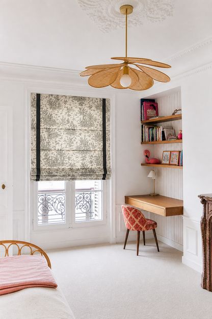 Toile de jouy negro