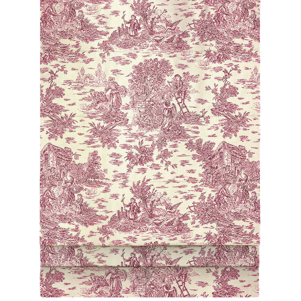 Toile de jouy rojo