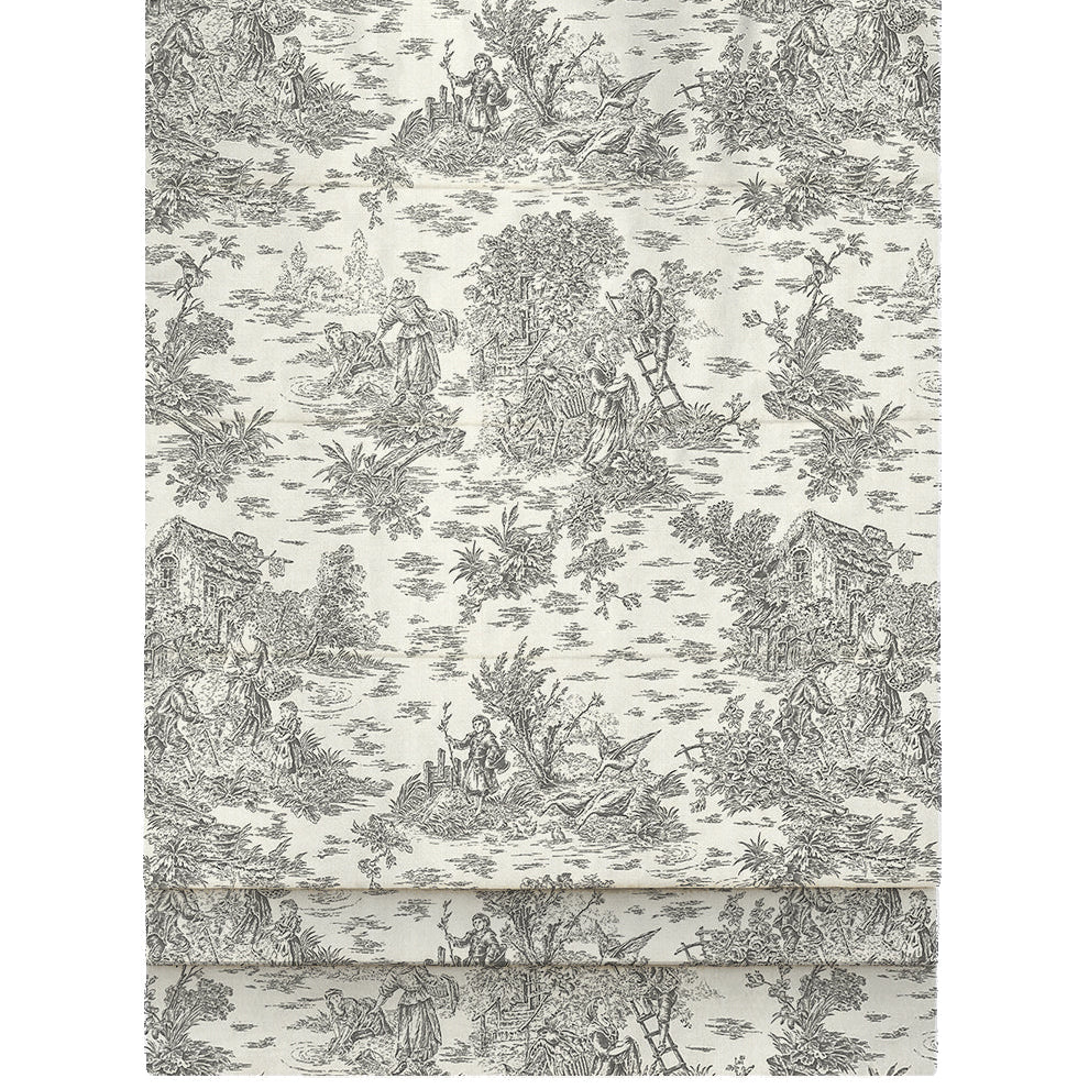 Toile de jouy negro