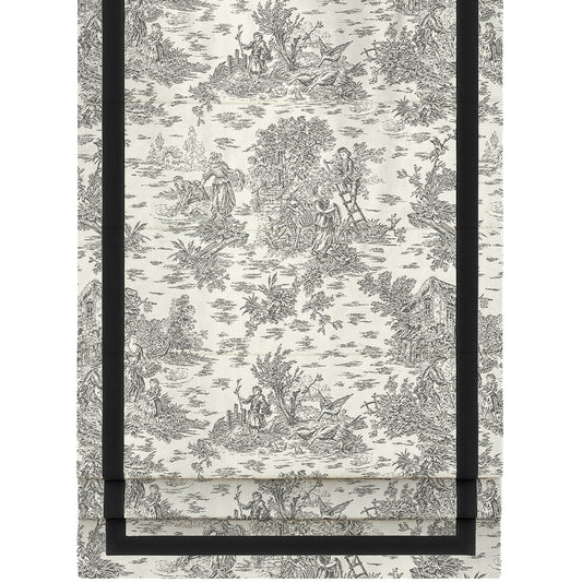 Toile de jouy negro