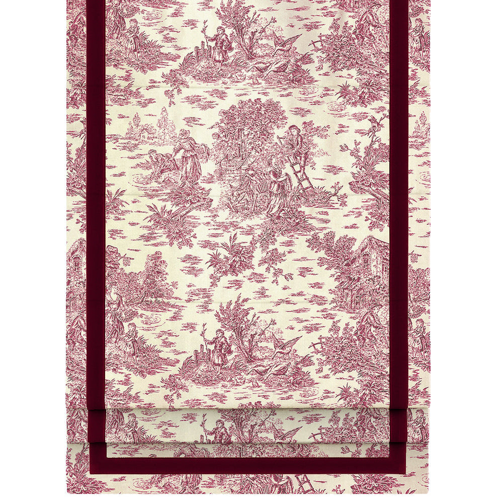 Toile de jouy rojo