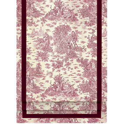 Toile de jouy rojo