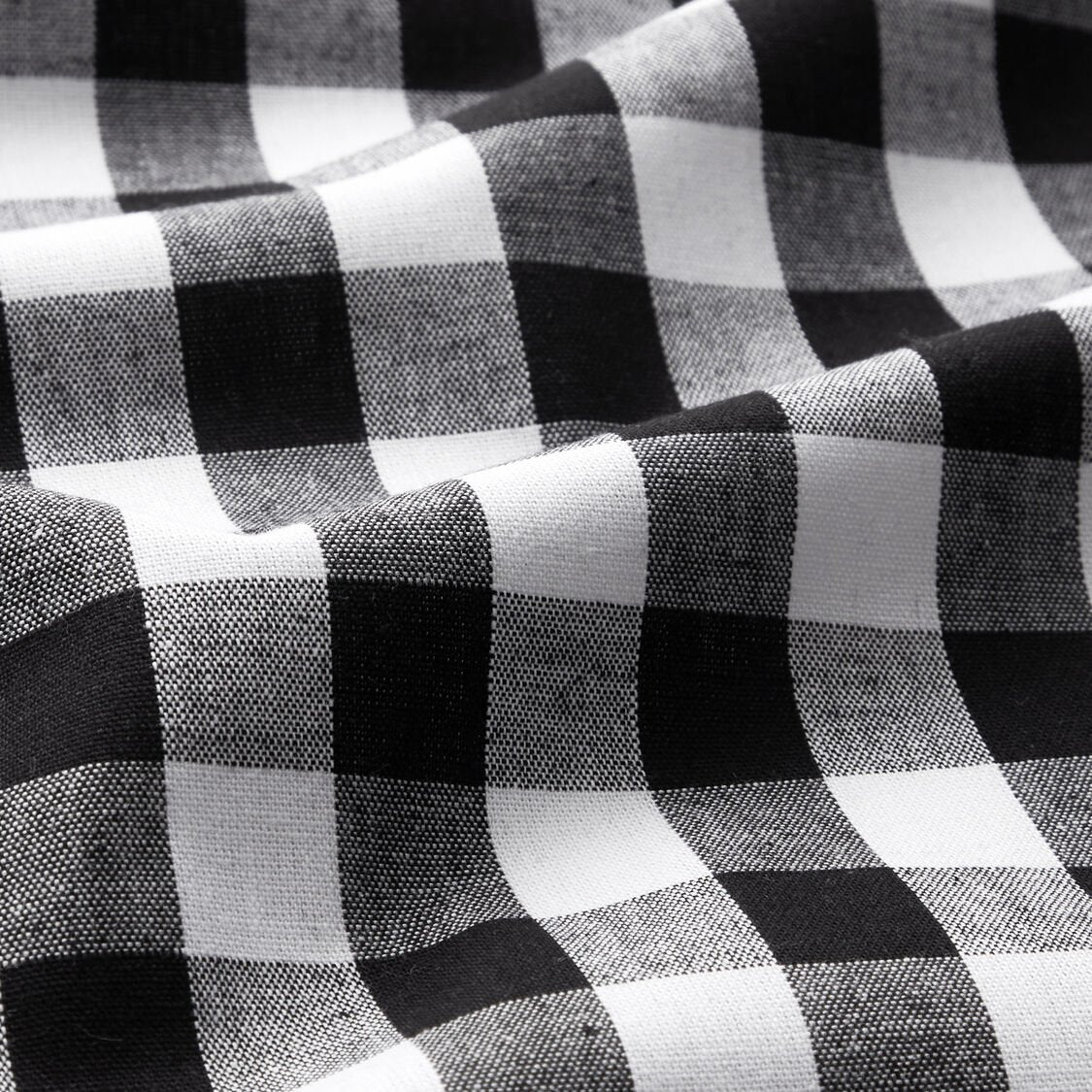 Vichy ondulado negro