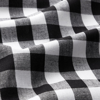 Vichy ondulado negro